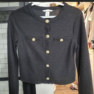 HM women's size small boucle black sweater